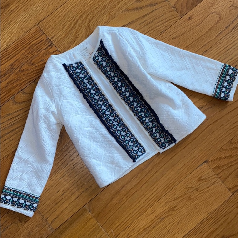 Embroidered bolero jacket